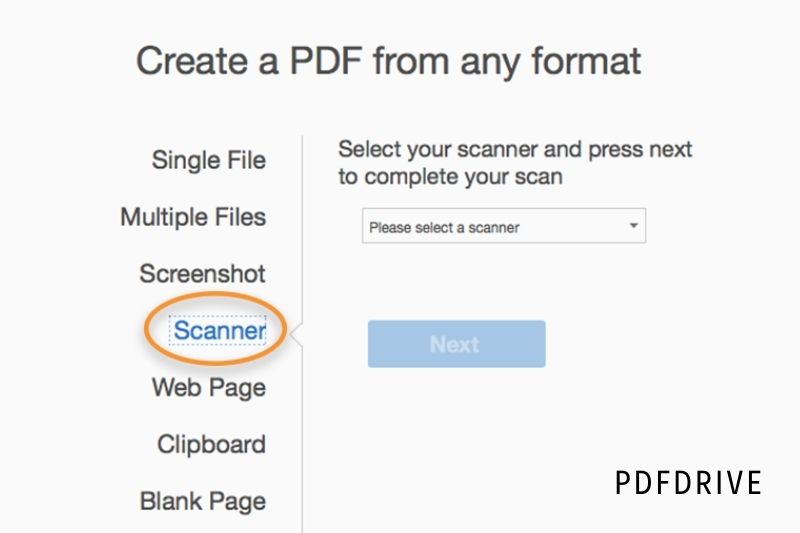 1. Avoid scanning PDFs wherever possible