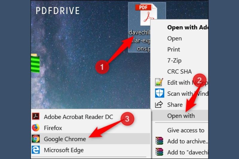 1. Open your PDF document