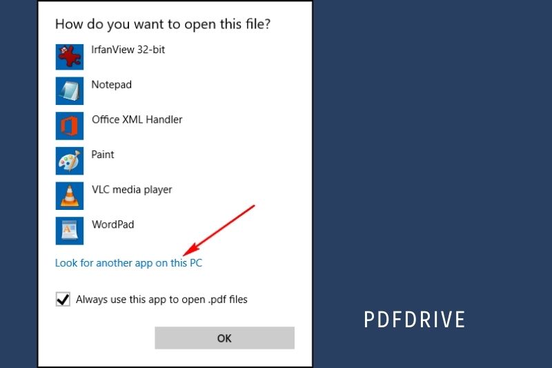 1. Use your computer's default PDF reader to open the PDF.