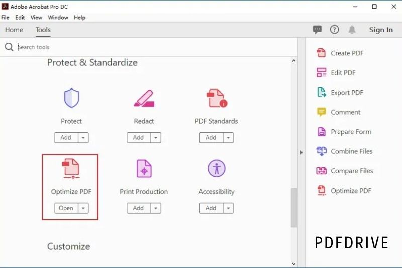 3. Use Adobe Acrobat's PDF Optimizer