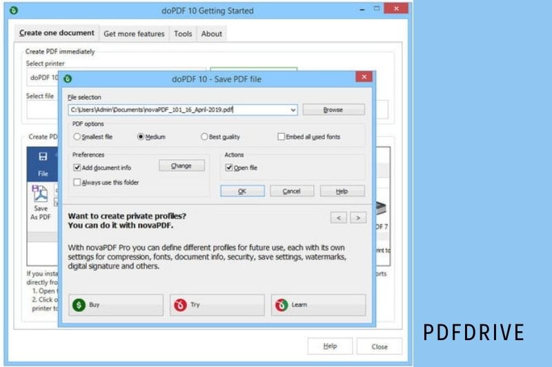5. Use a print-to-PDF tool
