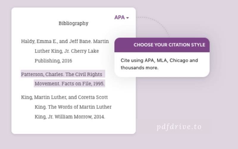 Citing a PDF in MLA, APA & Chicago Style 