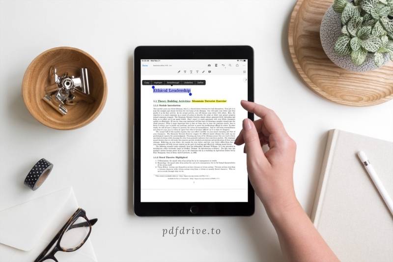 Draw or Write a Pdf on an Ipad