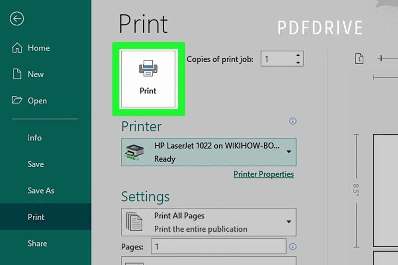 How to Mirror Printing PDF