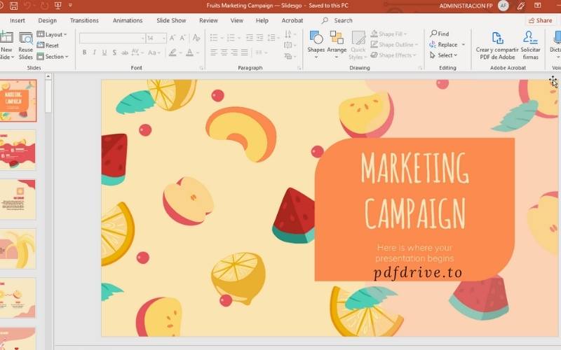 How to Save a PowerPoint Presentation as a PDF File