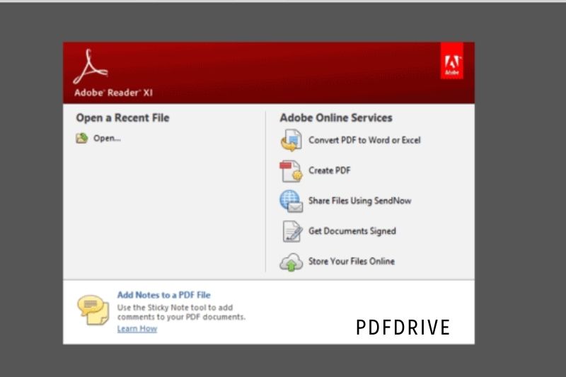 Step 1. Launch Adobe Reader and import the PDF into it.