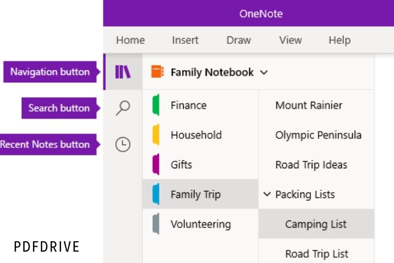 Step 2. The applications you installed on your iPad will appear. Click on the option Open in OneNote.