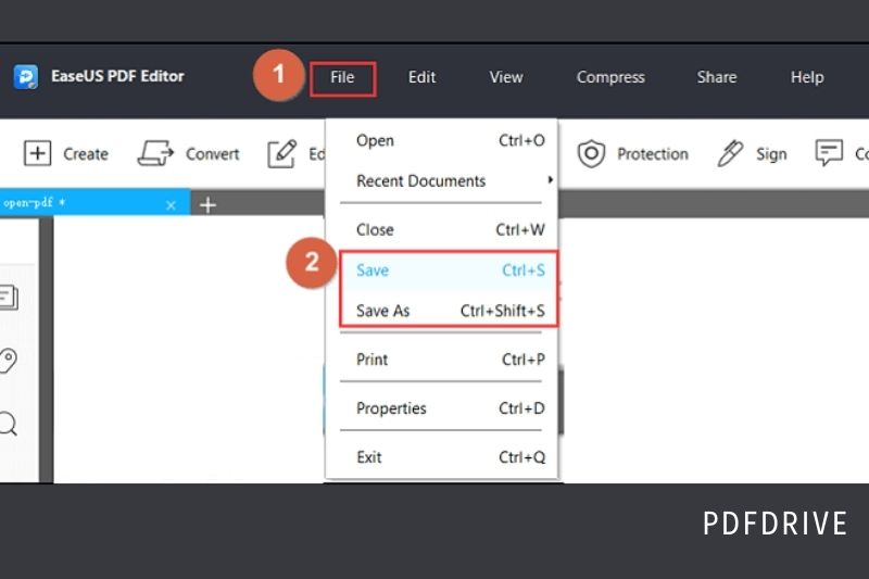 Step 5. Finally, close the input box and click the File Save button to keep your notes.